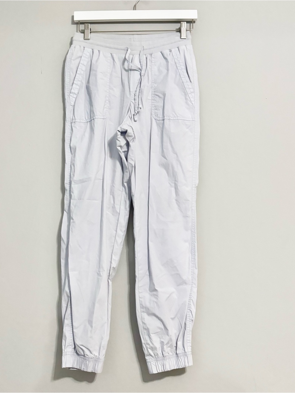 New PACT Icy Blue Grey Cargo Cotton Joggers